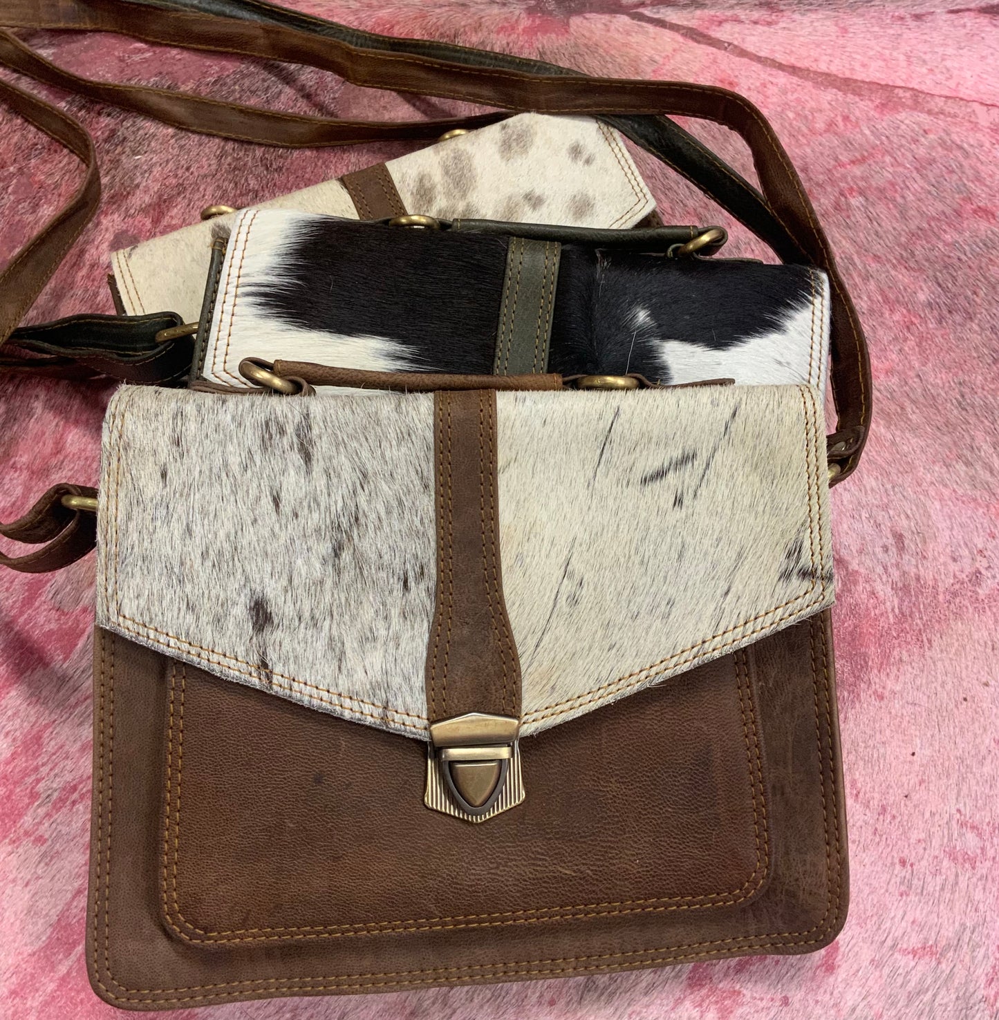 Cowhide & Leather Purses