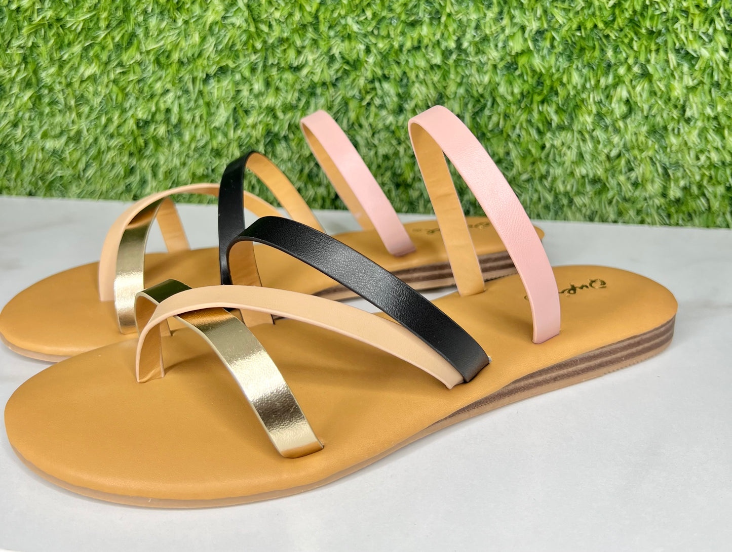 Strappy Sandals Champagne