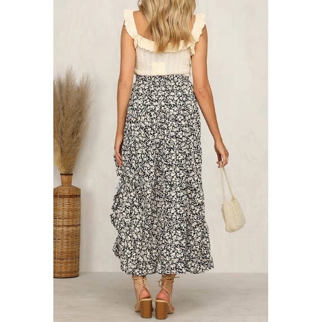 Polka Dot Maxi Skirt