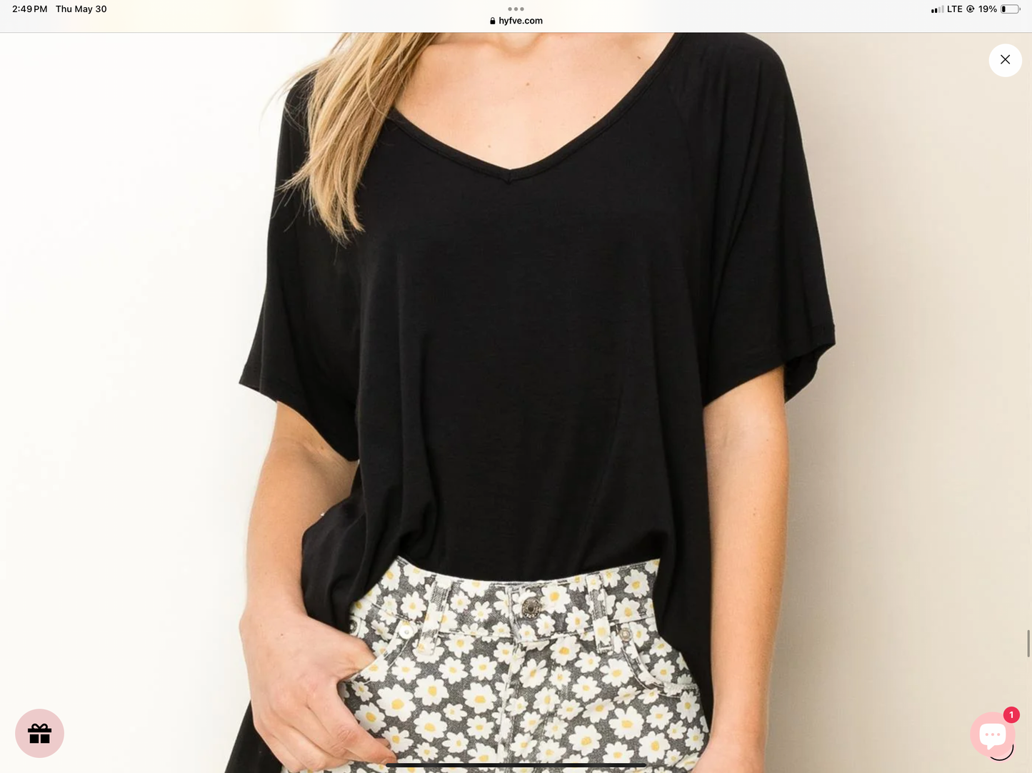 Anna Black Top