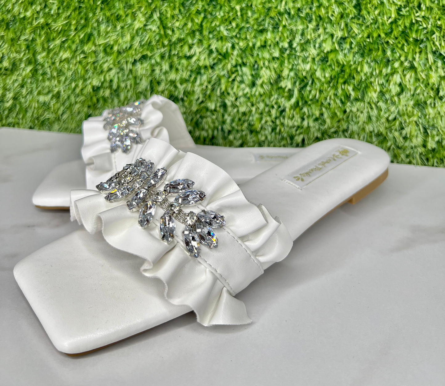 White Diamond Sandals