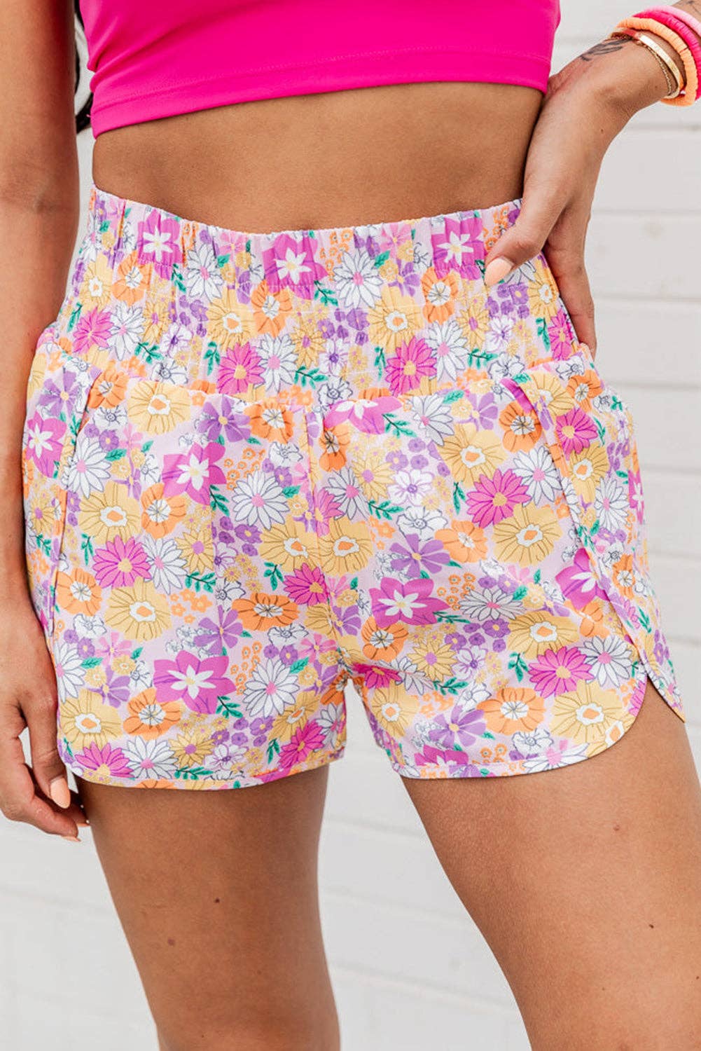 Floral Athletic Shorts