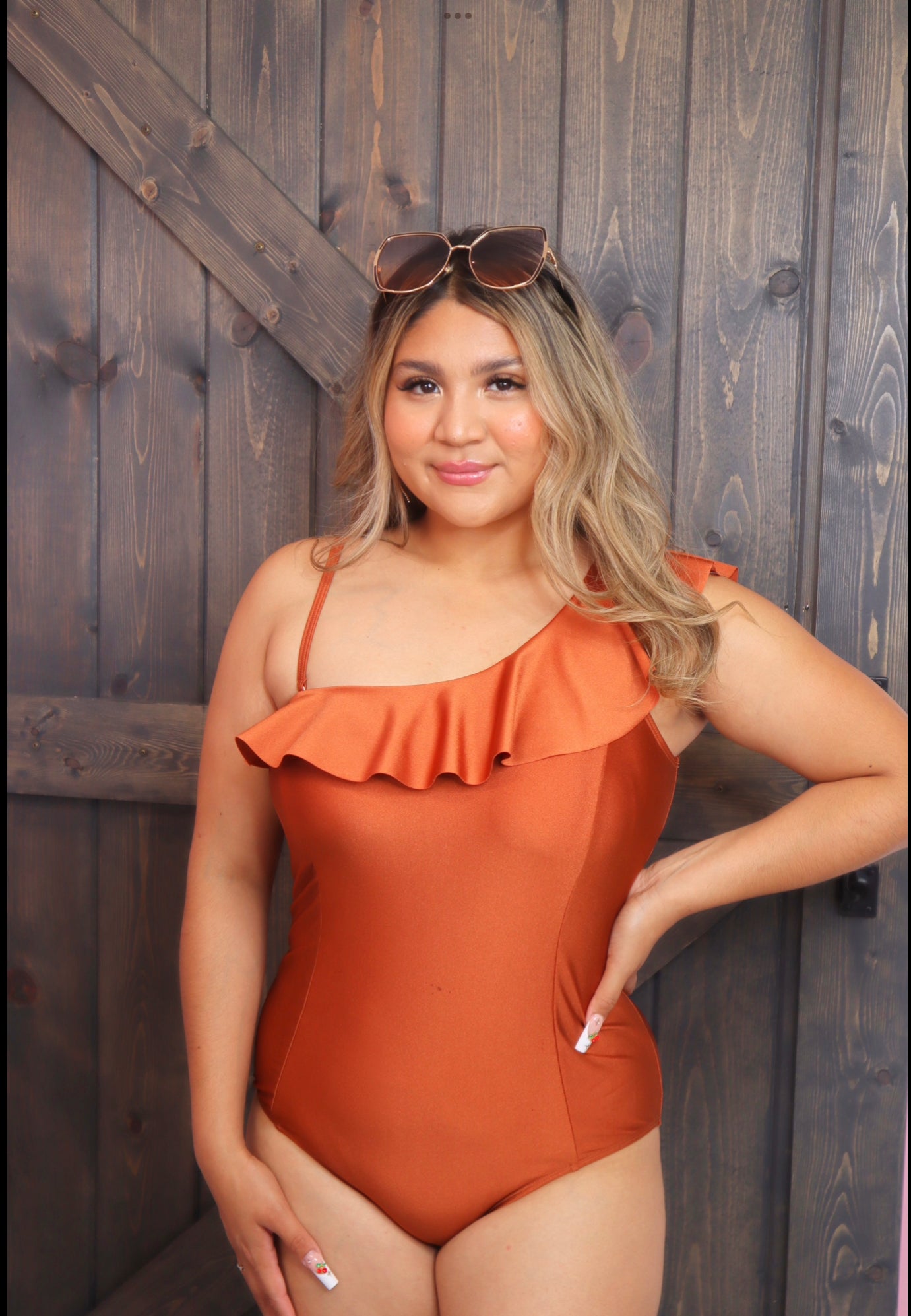 Swimsuit Ruffles One Piece