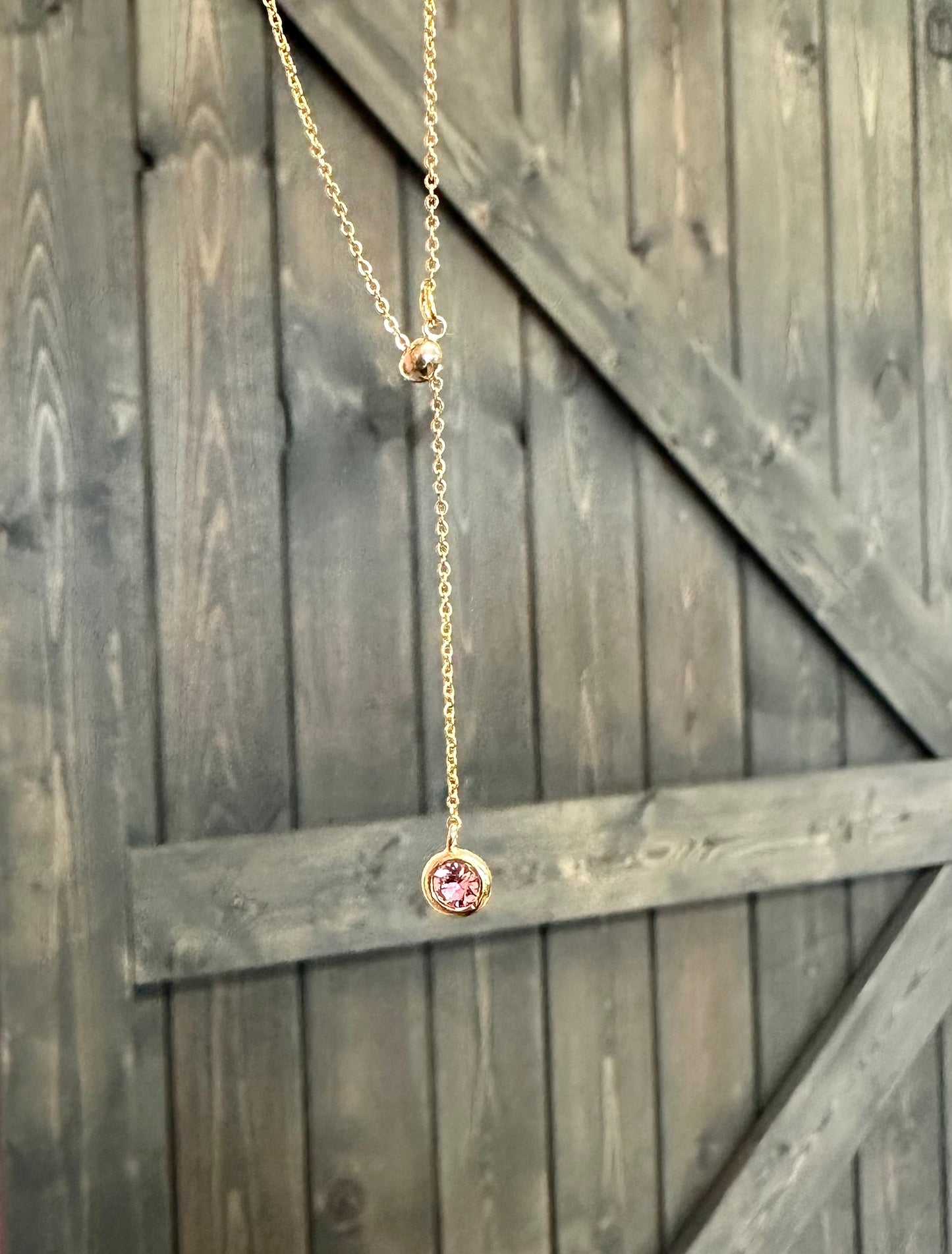 Long Necklace one diamond