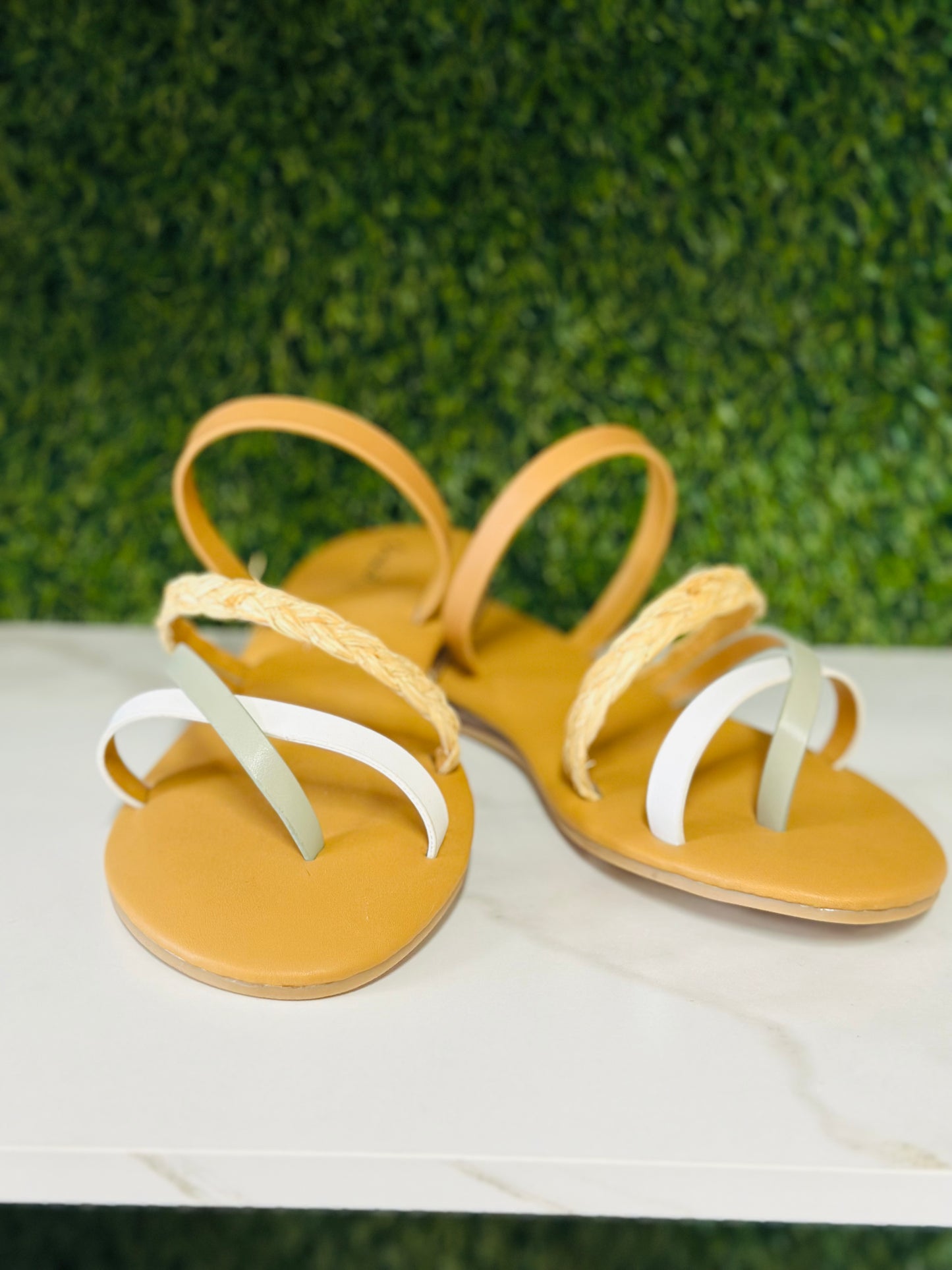 Strappy Sandals White