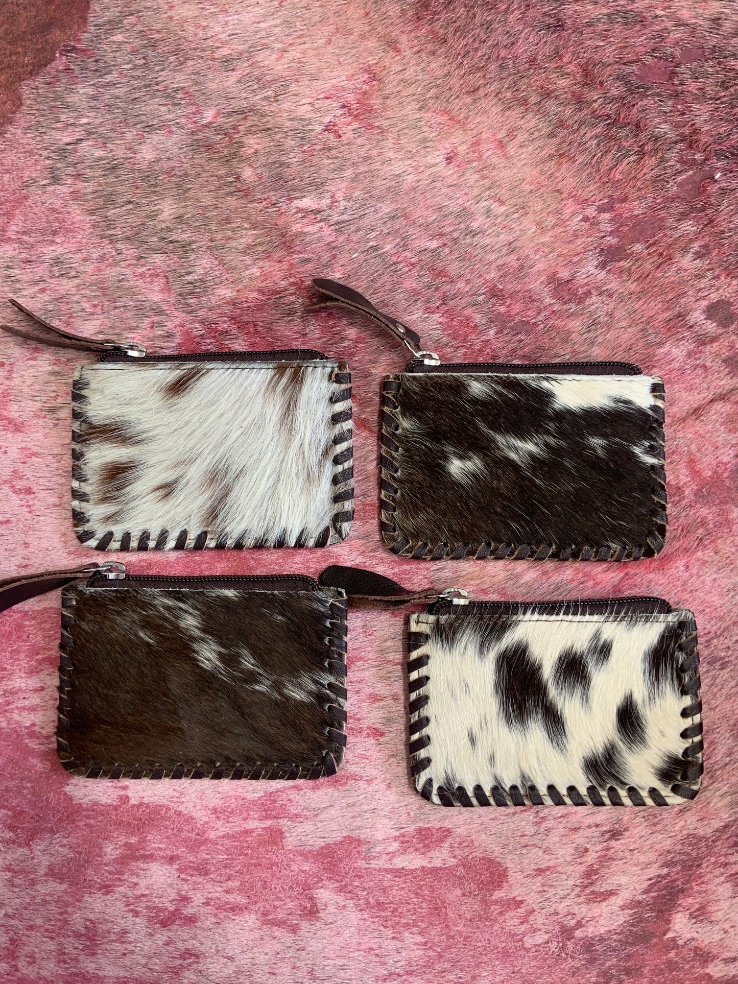 Cowhide Coin Purse