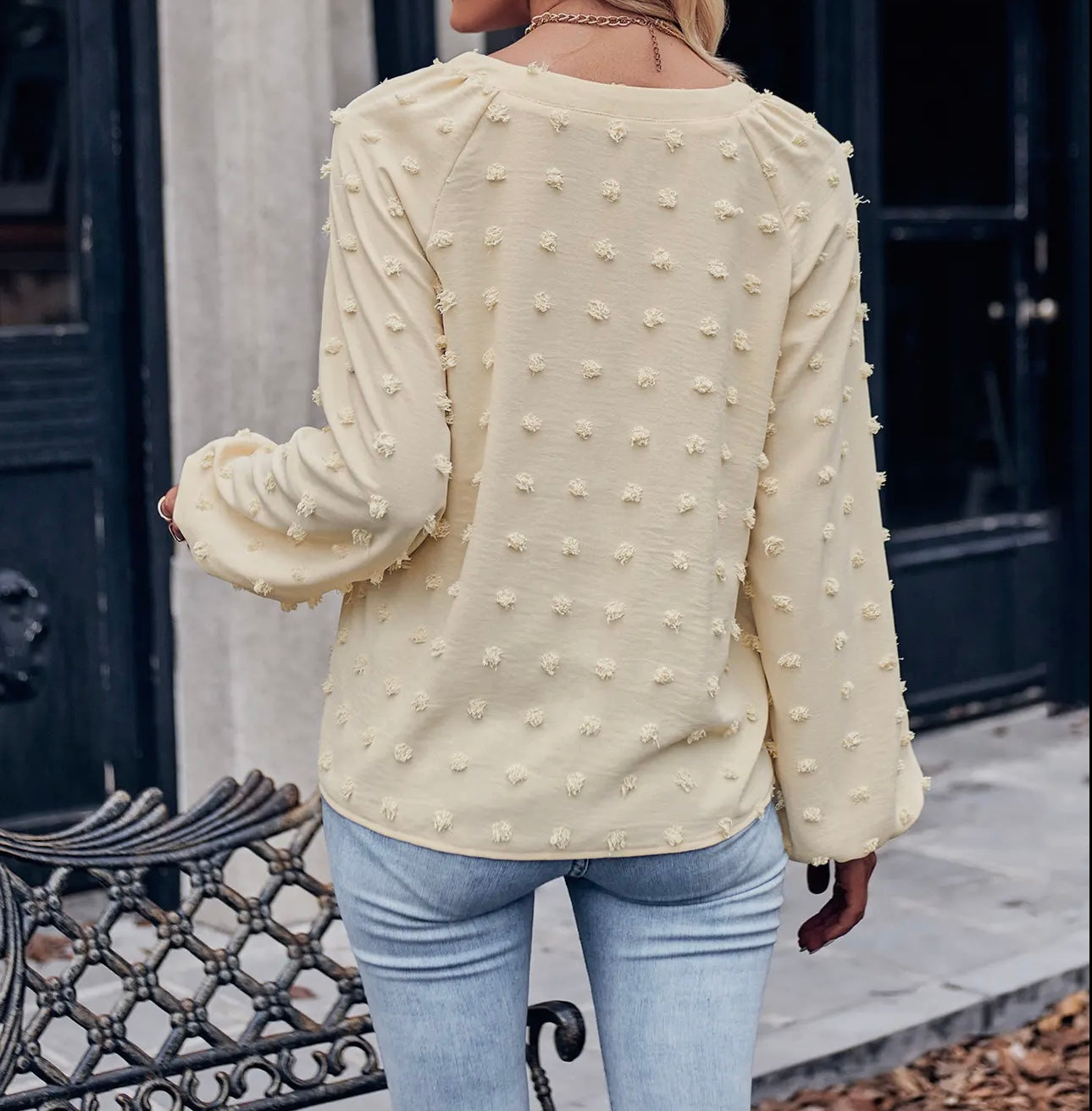 Loose Hem Babydoll Blouse