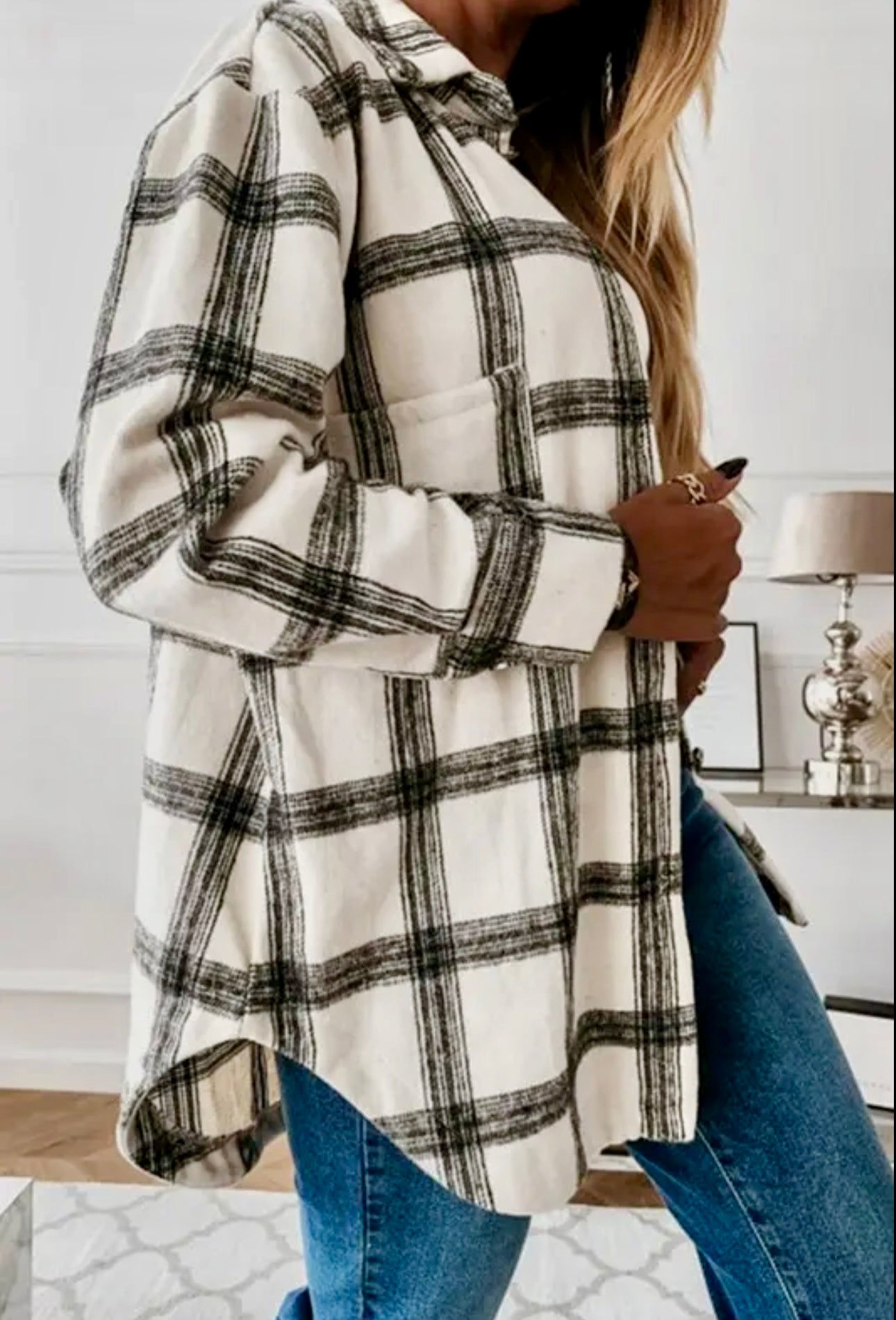 Buttoned Shirt Jacket