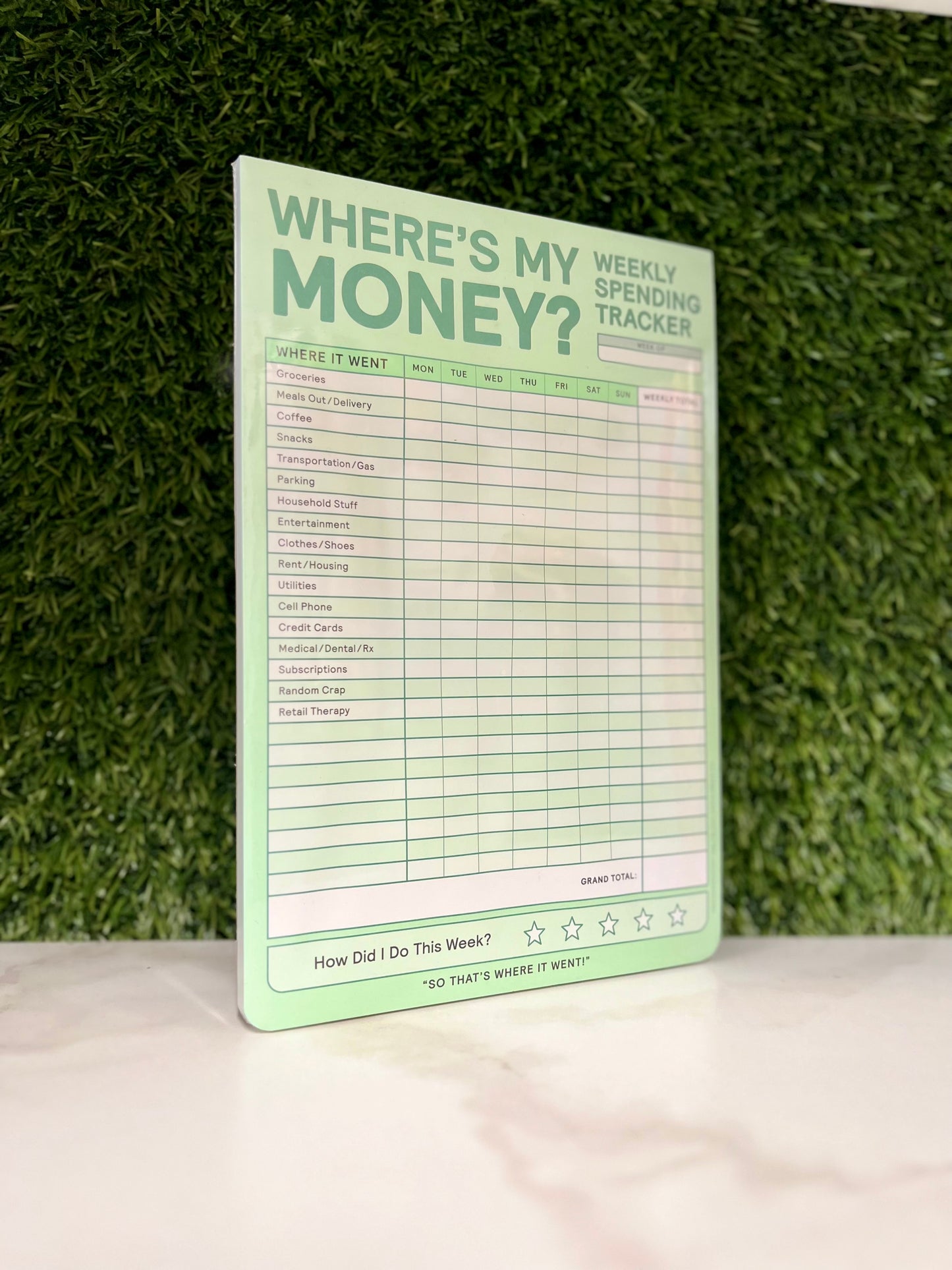 Weekly Money Tracker