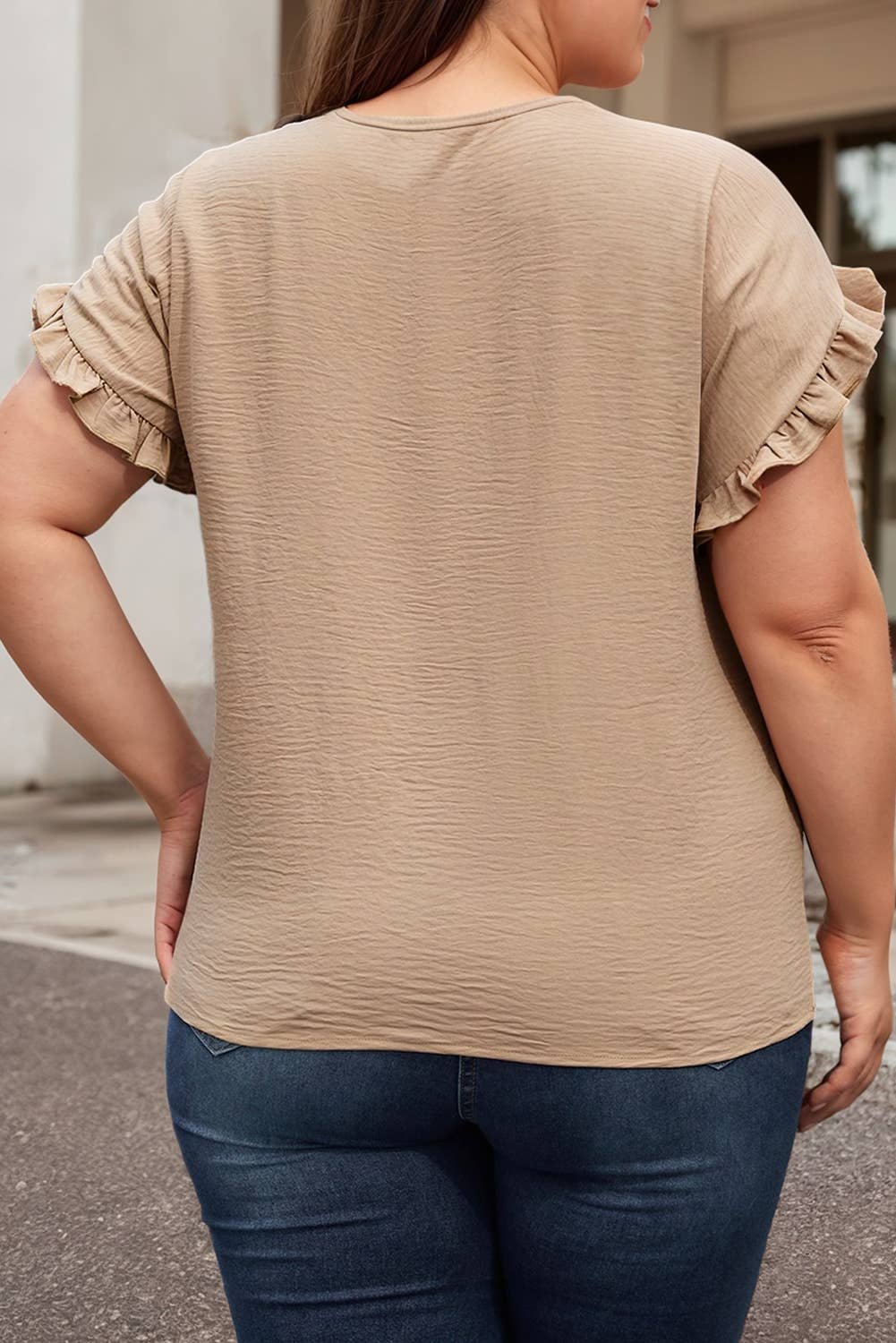 Ruffled Short Sleeve