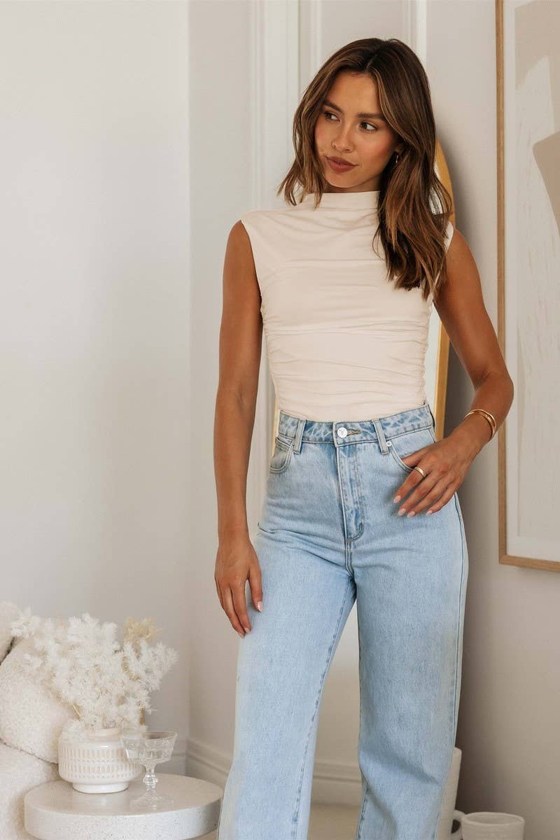 CLASSIC TURTLENECK TANK TOP