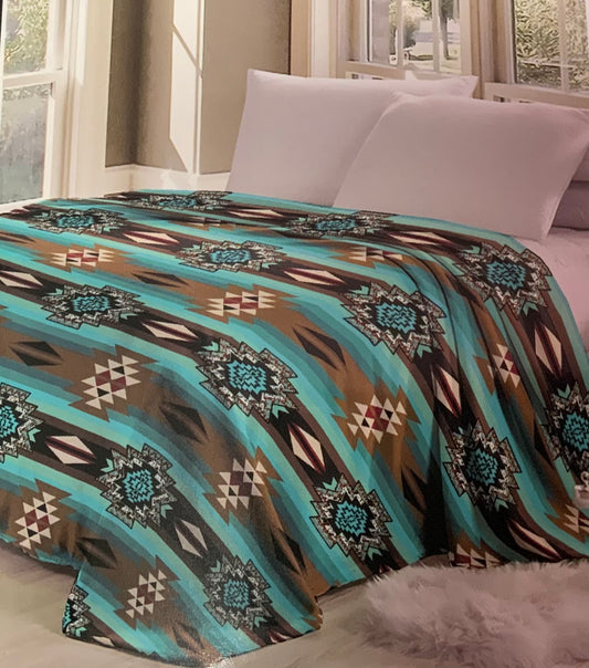 Turq Western Throw