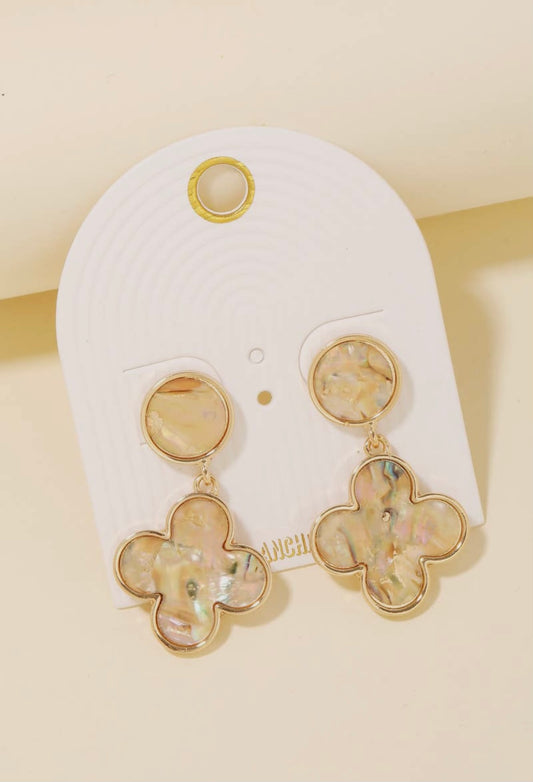 Pearly Cover Charm Earrings