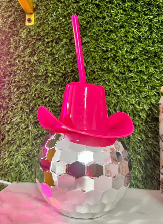 Cowboy Disco Ball Tumbler