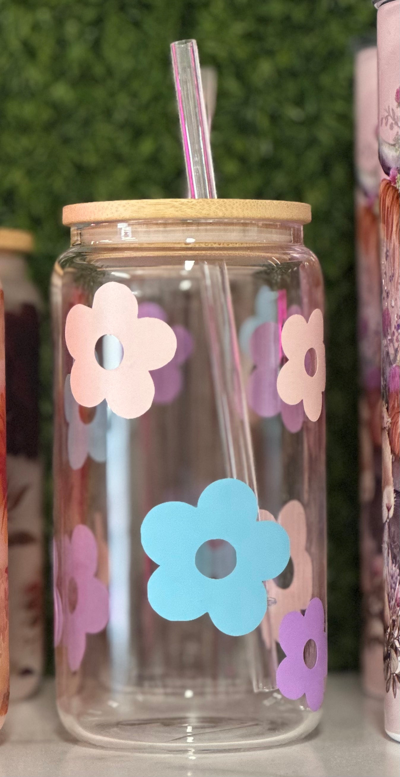 Daisy Glass Cup