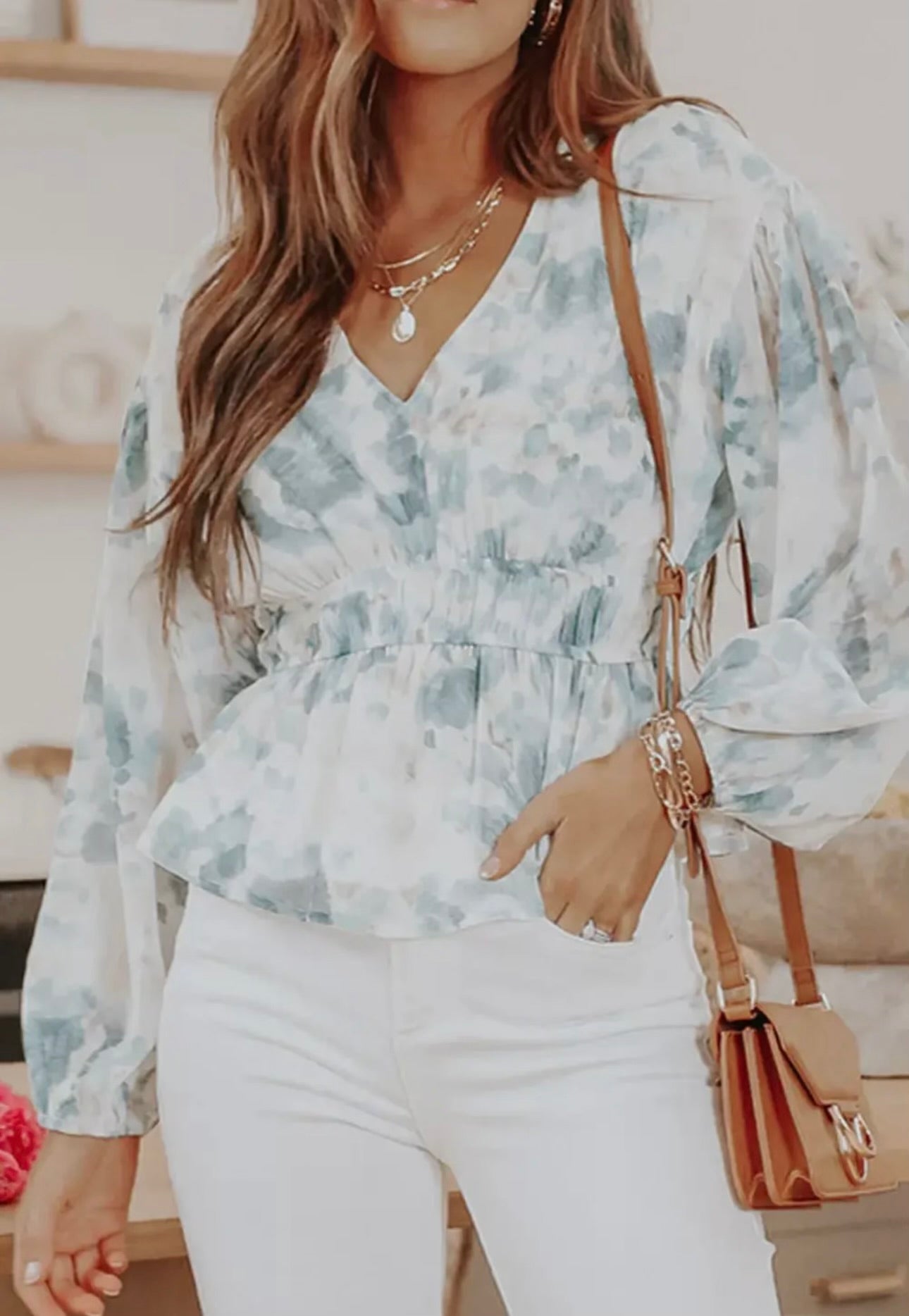 V-Neck Replum Top