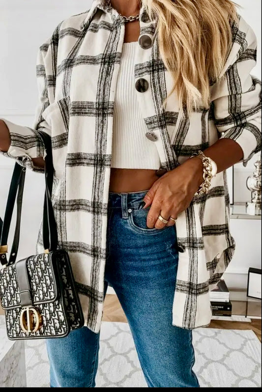 Buttoned Shirt Jacket
