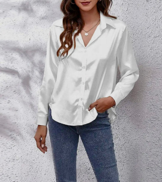 Silk Long Sleeve Blouse
