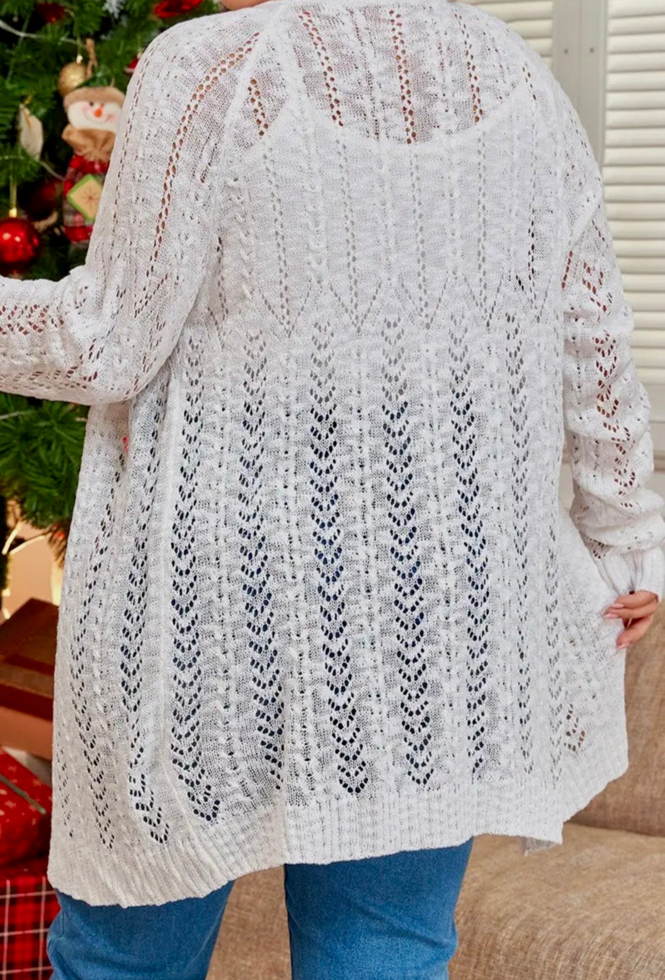 White Cardigan