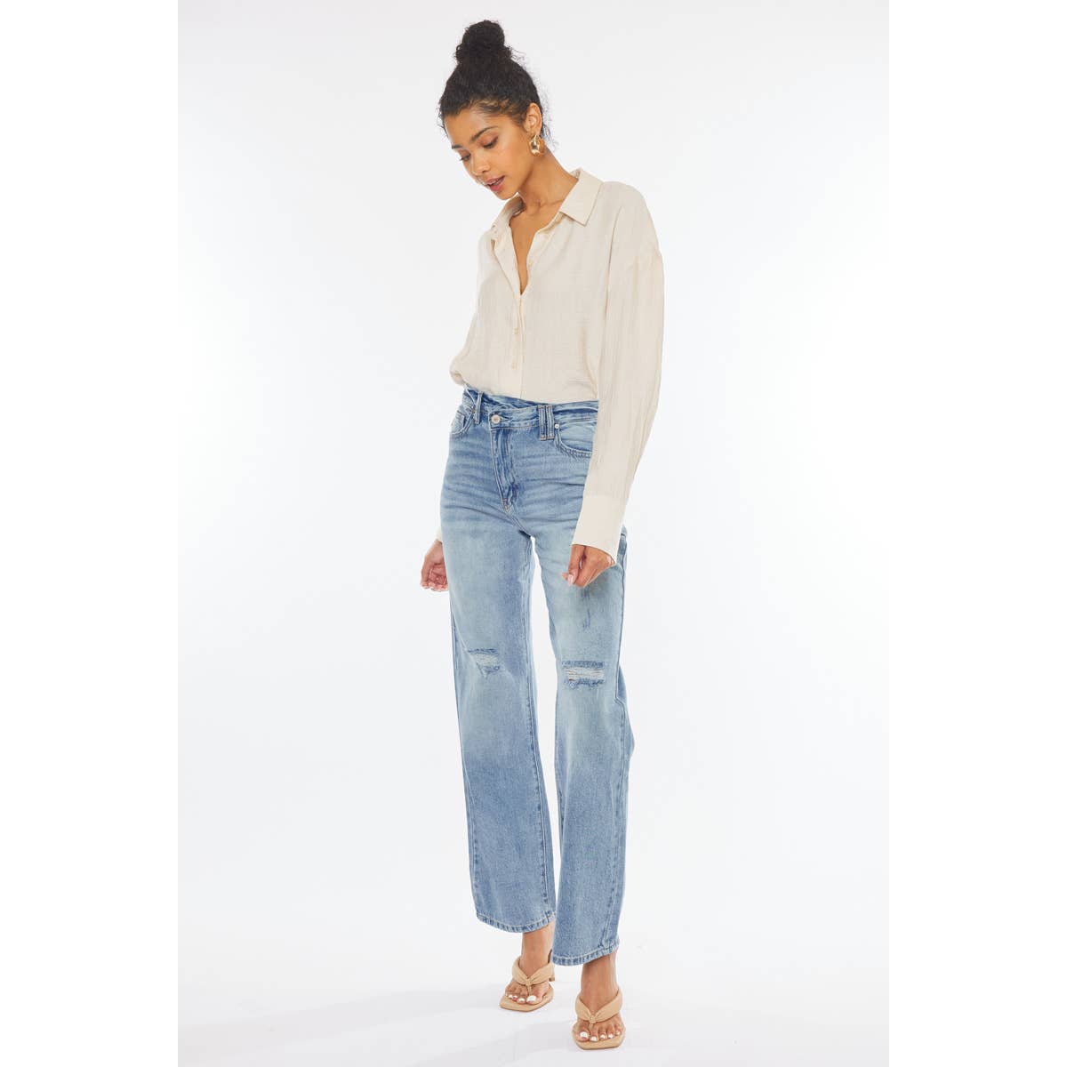 KC Wide Straight Jeans