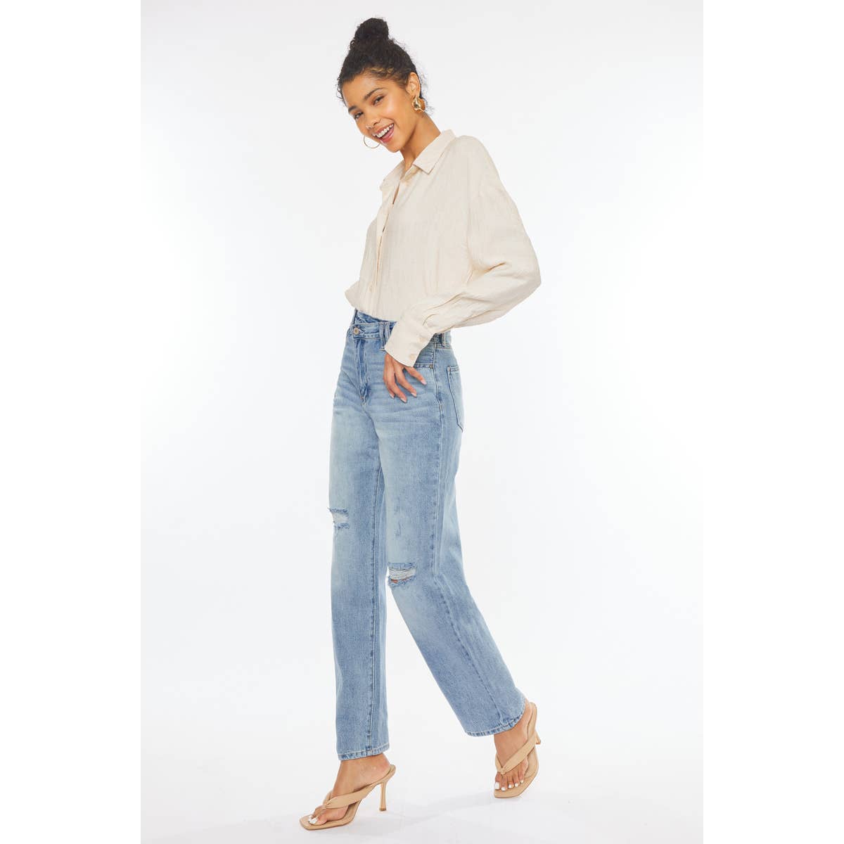 KC Wide Straight Jeans
