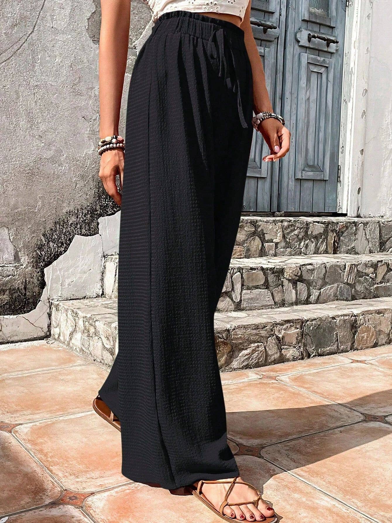 Casual wide-leg pants