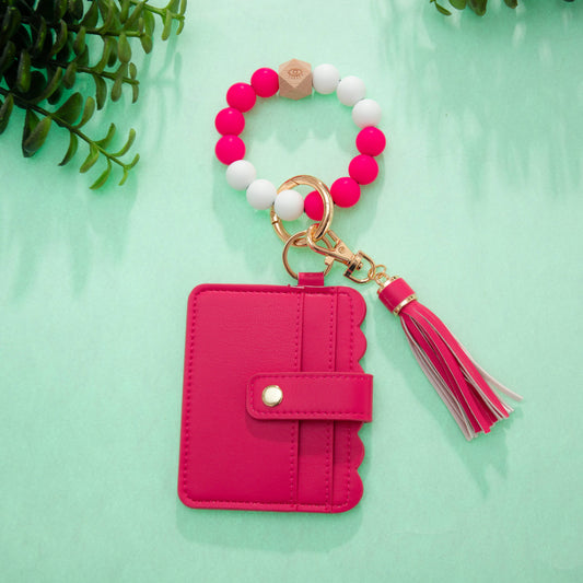 Cute Card Holder Case: Viva Magenta